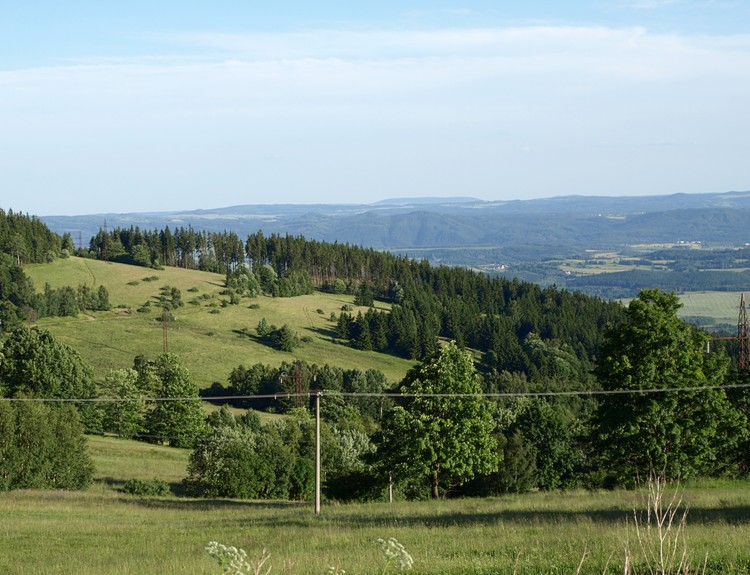 chata v zimě
